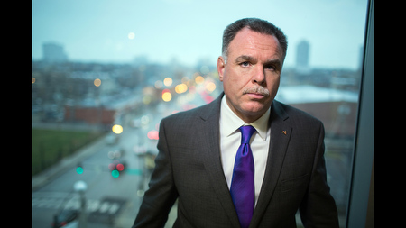 Former Chicago Police Superintendent Garry McCarthy at his office.